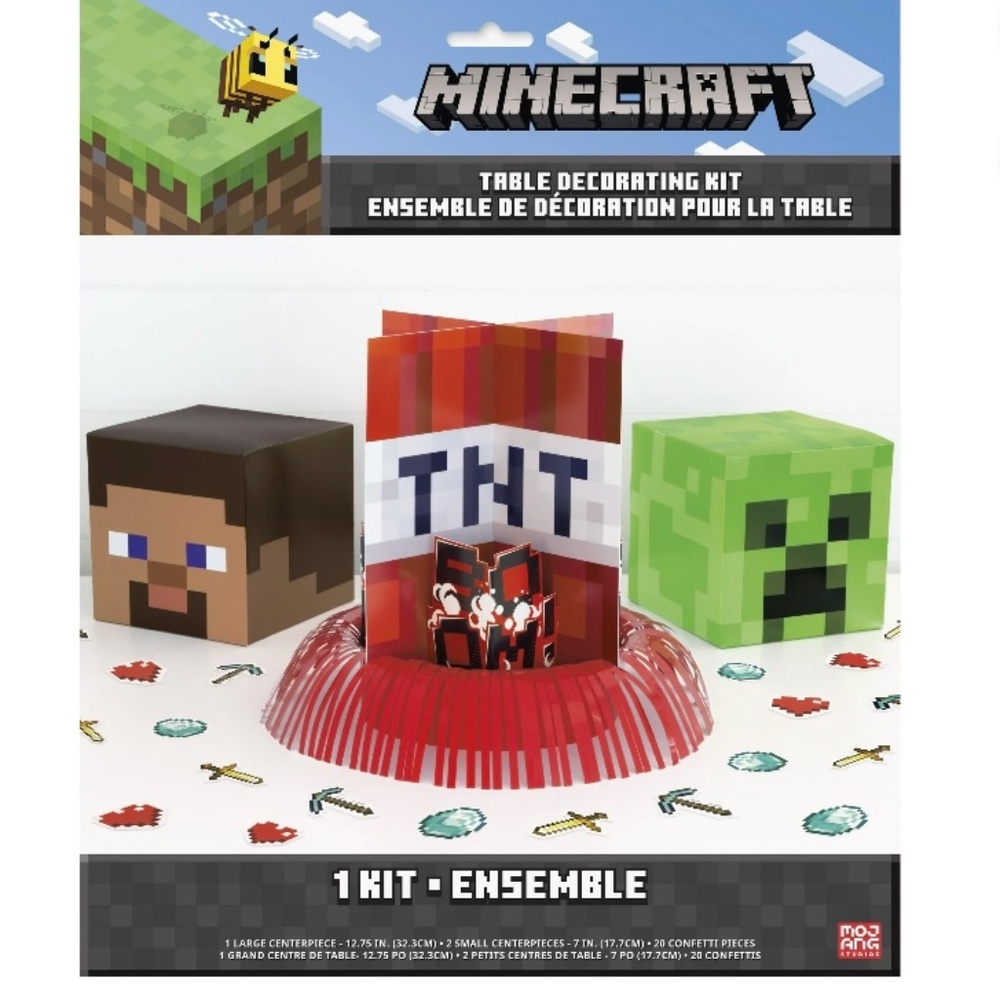 Minecraft Party supplies